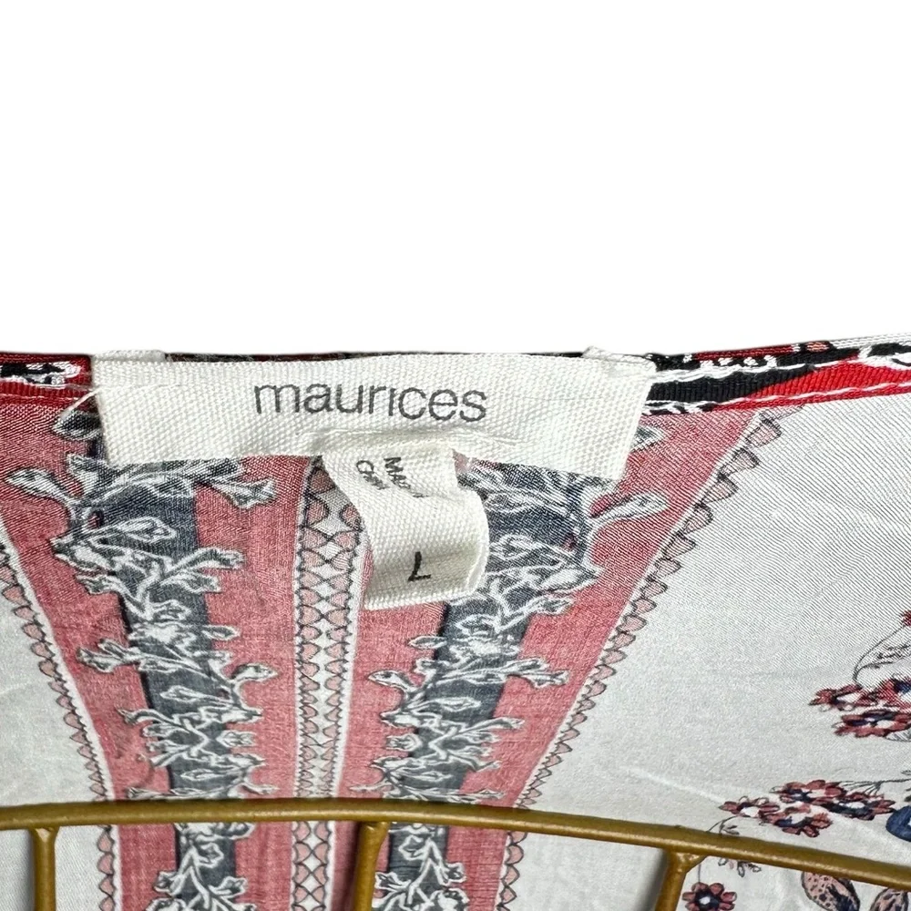Maurices Americana Border Kimono - Women’s Size Large